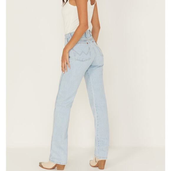 Wrangler Slim Fit Cowboy Cut Denim jeans light wash - 13 x 34 - Picture 2 of 11